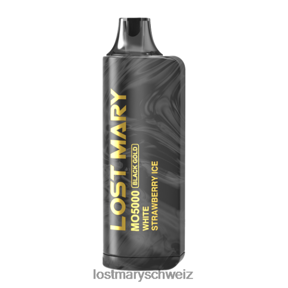 Lost Mary Mo5000 Black Gold Edition 6H84D97 - LOST MARY vape preis - weißes Erdbeereis