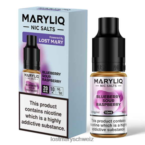 Lost Mary Maryliq Nic Salts – 10 ml 6H84D207 - LOST MARY vape preis - Heidelbeere, saure Himbeere