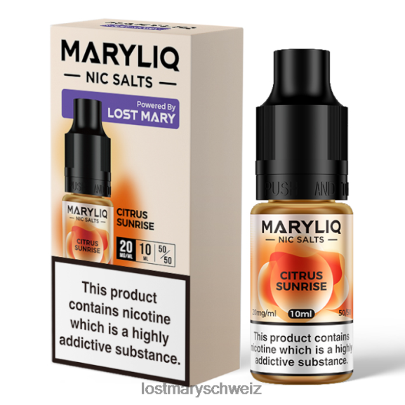 Lost Mary Maryliq Nic Salts – 10 ml 6H84D210 - LOST MARY vape - Zitrusfrüchte