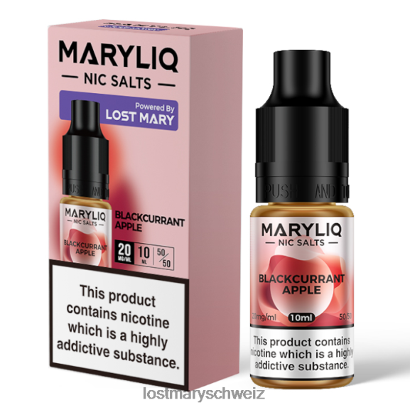 Lost Mary Maryliq Nic Salts – 10 ml 6H84D221 - LOST MARY Schweiz - schwarze Johannisbeere