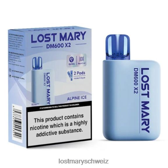 Lost Mary DM600 x2 Einweg-Vaporizer 6H84D186 - LOST MARY kaufen - Alpeneis