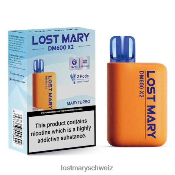 Lost Mary DM600 x2 Einweg-Vaporizer 6H84D195 - LOST MARY flavours - Maryturbo