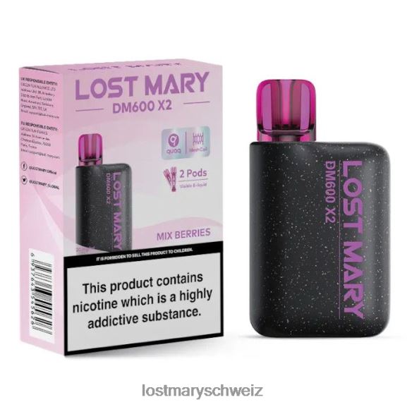 Lost Mary DM600 x2 Einweg-Vaporizer 6H84D196 - LOST MARY kaufen - Beeren mischen