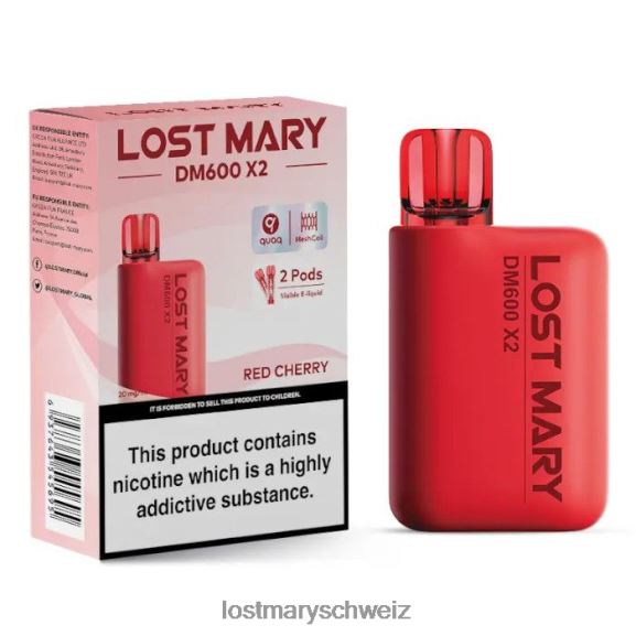 Lost Mary DM600 x2 Einweg-Vaporizer 6H84D198 - LOST MARY kaufen Schweiz - rote Kirsche