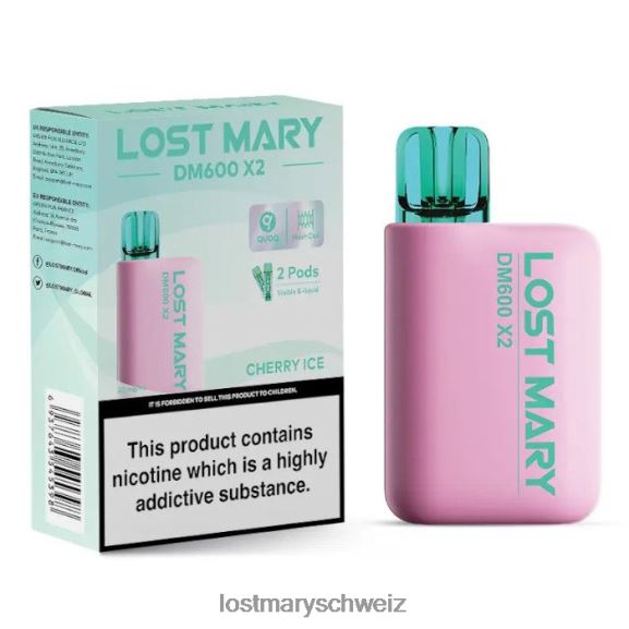 Lost Mary DM600 x2 Einweg-Vaporizer 6H84D203 - LOST MARY new flavors - Kirscheis