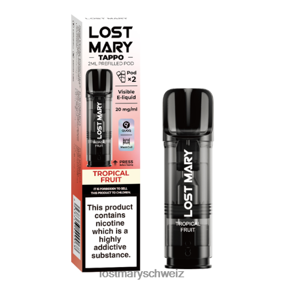 Lost Mary Tappo vorgefüllte Kapseln – 20 mg – 2 Stück 6H84D182 - LOST MARY preis - Tropische Frucht