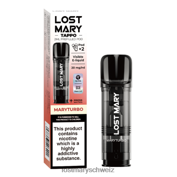 Lost Mary Tappo vorgefüllte Kapseln – 20 mg – 2 Stück 6H84D185 - LOST MARY flavours - Maryturbo